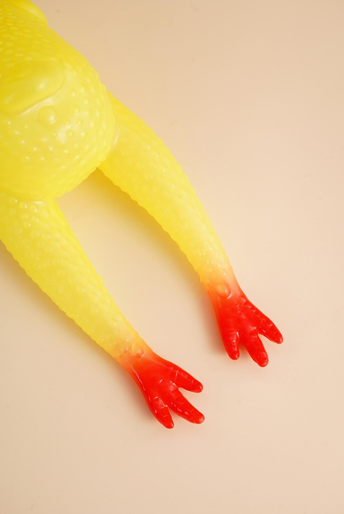  Yoyoso Ses Çıkaran Tavuk Figür Oyuncak Sarı 8 x 40 cm