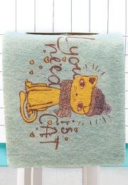  Yoyoso Dekoratif Sloganlı Kauçuk Kapıönü Paspas All U Need Cat 40 x 60 cm