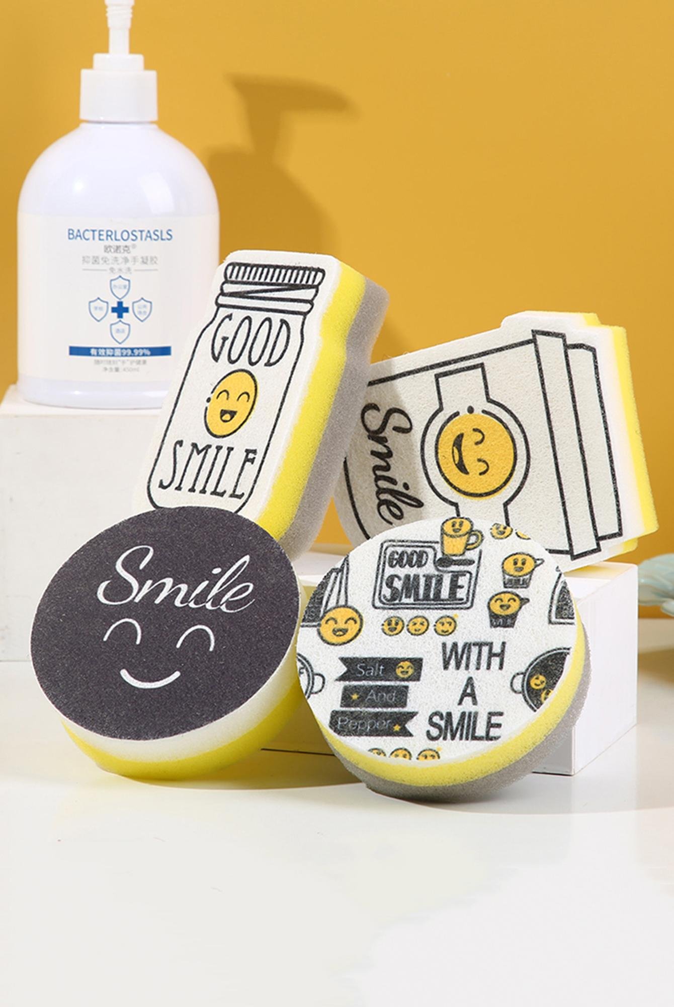  Yoyoso Smile Bulaşık Süngeri 4lü Paket