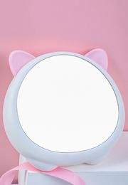  Yoyoso Masa Üstü Aynası Kuyruklu Kedi Beyaz