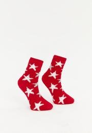  Ecrou Star Ev Çorabı Kırmızı