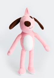  Ecrou Uzun Bacaklı Köpek Temalı Yastık Pelüş Maskot Oyuncak  Pembe 30 cm