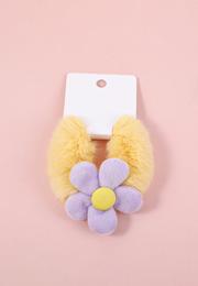  Yoyoso Peluş Mor Papatyalı Toka