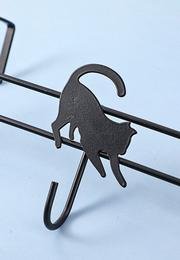  Yoyoso Kedi Figürlü Metal Kapı Askısı