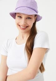  Ecrou Bucket Şapka Lila