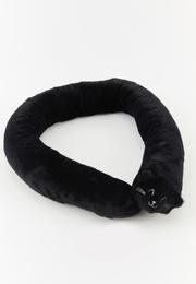  Ecrou Makarna Kedi Yastık 150 cm Siyah