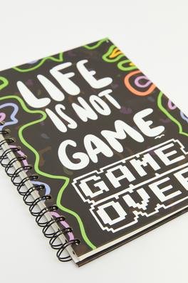 Ecrou Game Over Notebook 17x24 cm