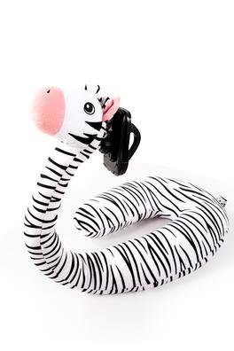 Ecrou Telefon Tutacaklı Seyahat Boyun Yastığı Zebra