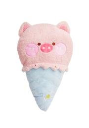  Dondurma Piggy Tasarımlı Ayı Dekoratif Sevimli Uyku Arkadaşı Yastık Oyuncak 45 cm