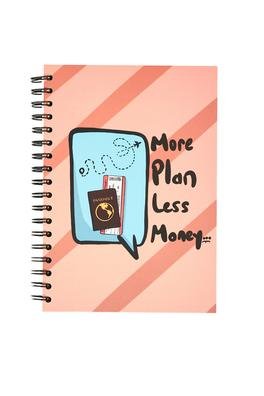 Ecrou Less Money Notebook 17x24 cm