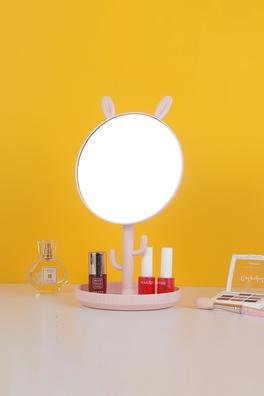 Yoyoso Kaktüs-Tavşan Masa Üstü Ayna Pembe