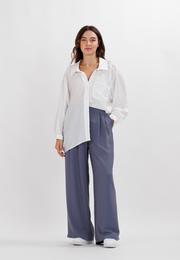  Ecrou Kadın Oversize Ekru Gömlek 11578  K1