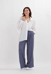  Ecrou Kadın Oversize Ekru Gömlek 11578  K1