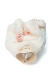  Yoyoso Pelüş Sevimli Kulaklı Tavşan Temalı Desenli Sıcak Su Torbası Termofor Beyaz 800 ml 23 x 17 cm