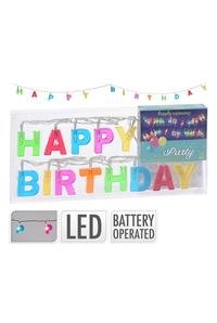  Ecrou Happy Birthday LED ışık zinciri 156 cm
