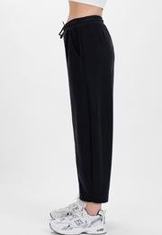  Ecrou Kadın Siyah Şalvar Kalıp Havuç Paça Ultra Soft Modal Örme Pantolon