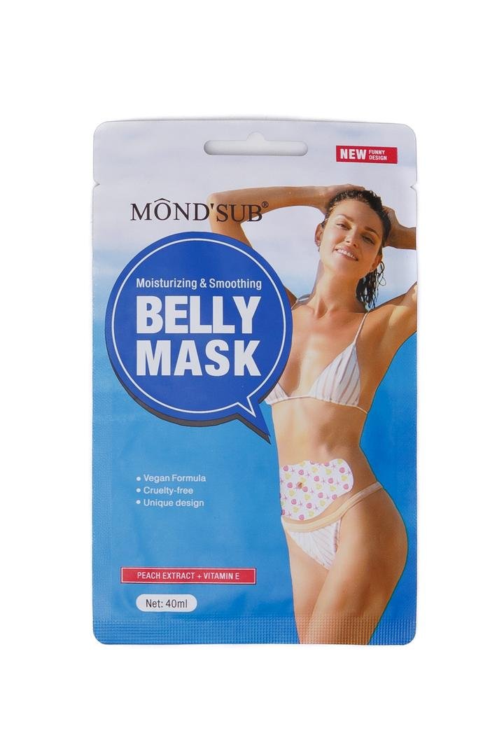 Mondsub Şeftali Özü  E Vitamini İçeren Nemlendirici, Sıkılaştırıcı ve Pürüzsüzleştirici Göbek Karın Maskesi