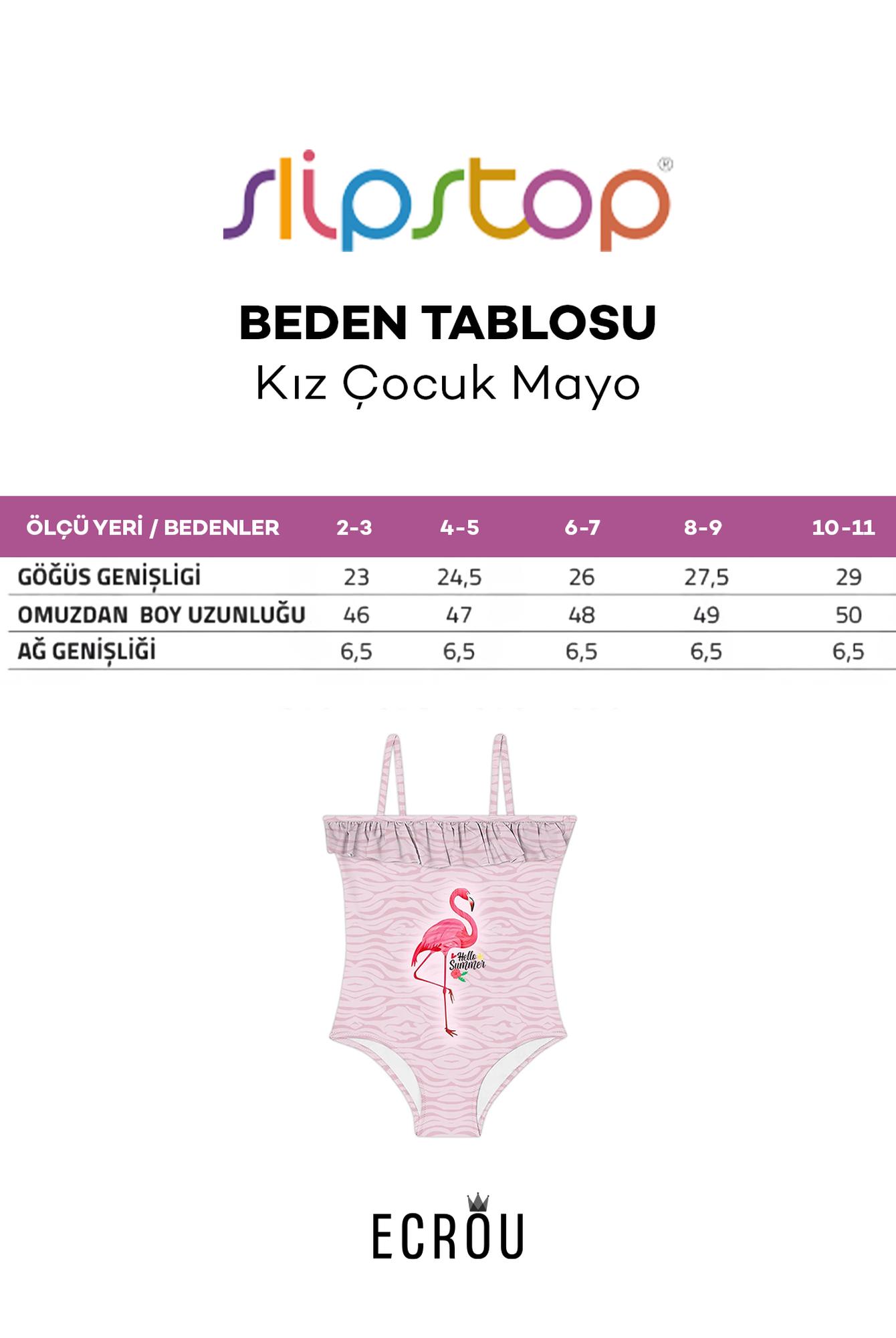  Slipstop Kız Çocuk Kim Junior Swimsuit Mayo