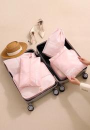  Ecrou 6lı Bavul İçi Düzenleyici Set Pembe