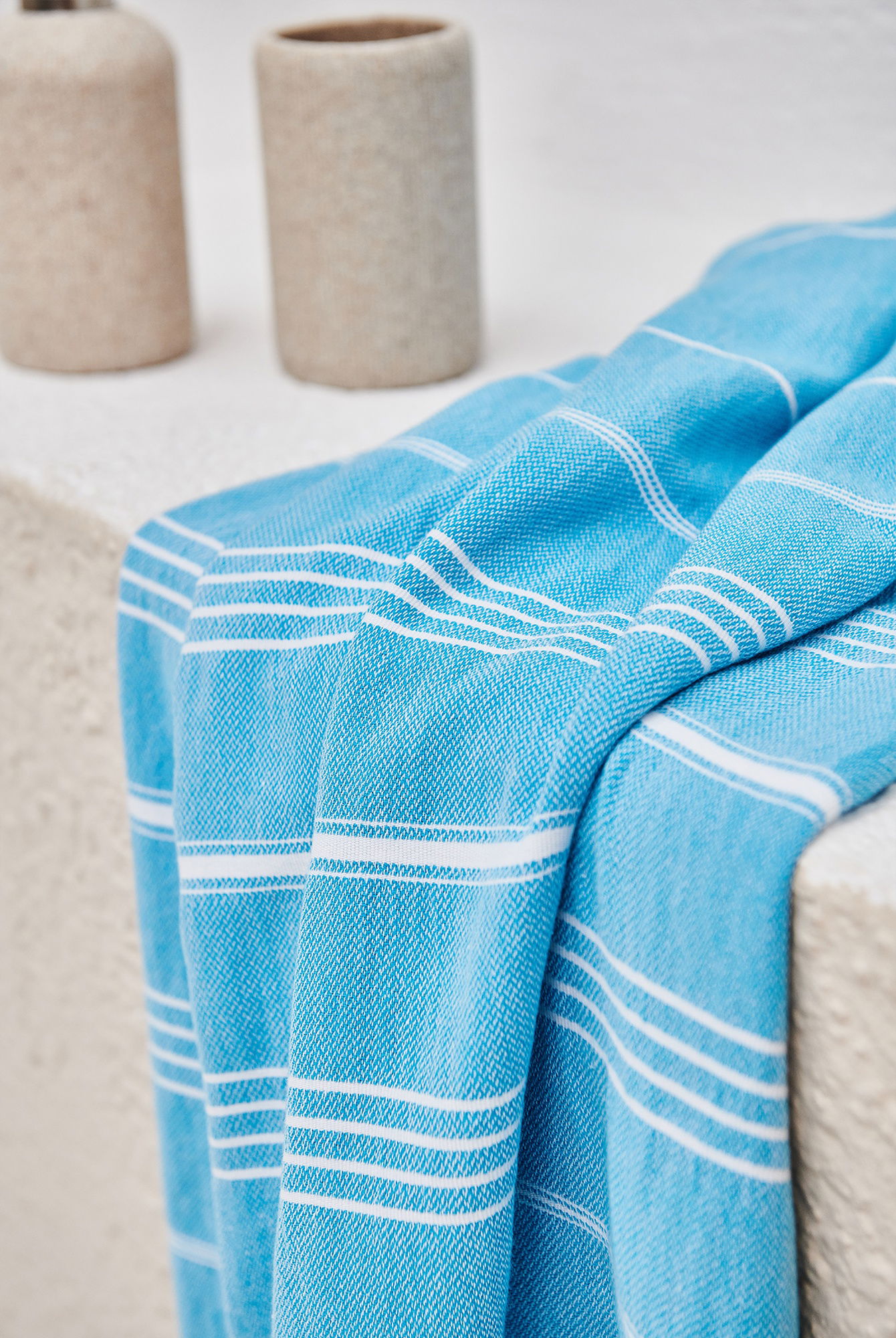  Vicotton  Çizgili Banyo Havlusu 90-170