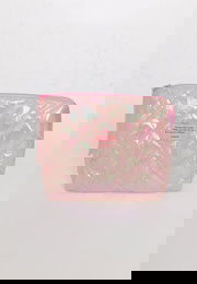  Yoyoso Kapitone Pembe Makyaj Çantası