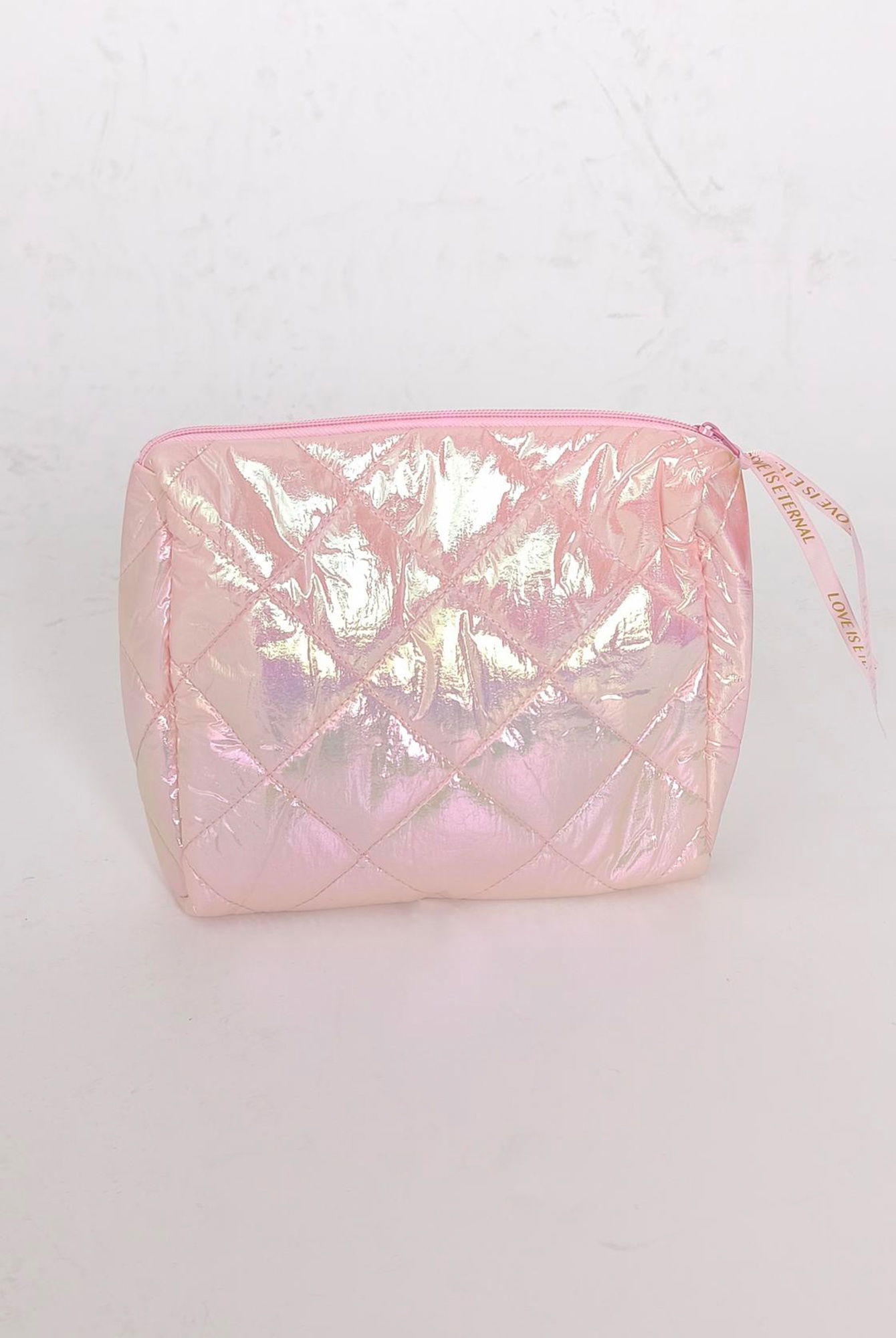  Yoyoso Kapitone Pembe Makyaj Çantası